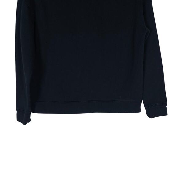 Etam Weekend Womens Sweatshirt EU 38 Black Graphic Pullover Minimalist Gothcore - Picture 10 of 13